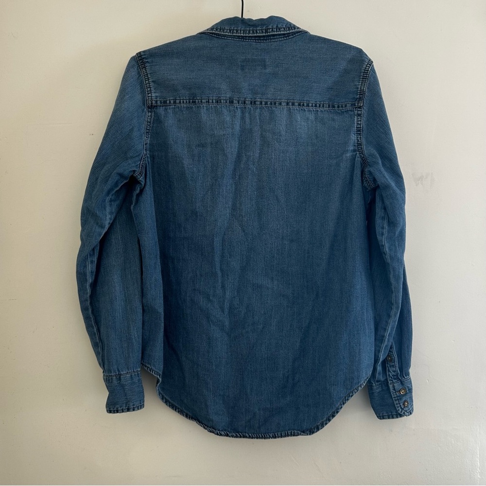 Universal Thread Hand Painted Leopard Button Up D… - image 12